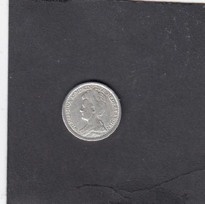 Beschrijving: 25 Cent WILHELMINA  